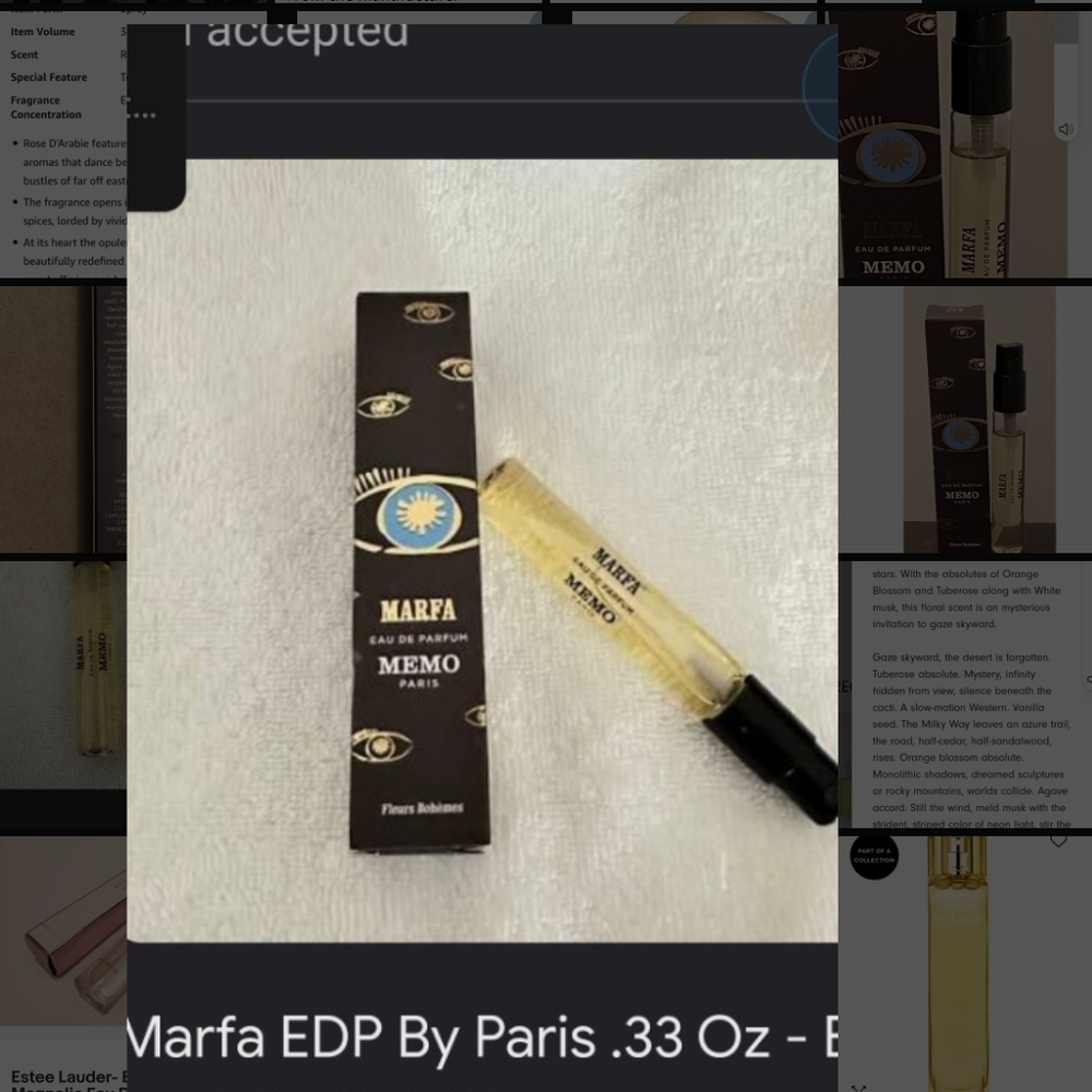 Memo Marfa Eau de Parfum 0.33 oz